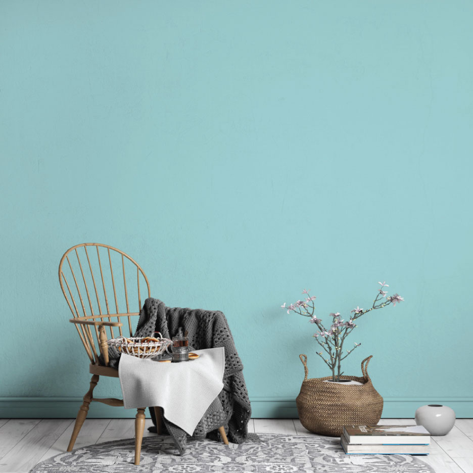 After painting wall image